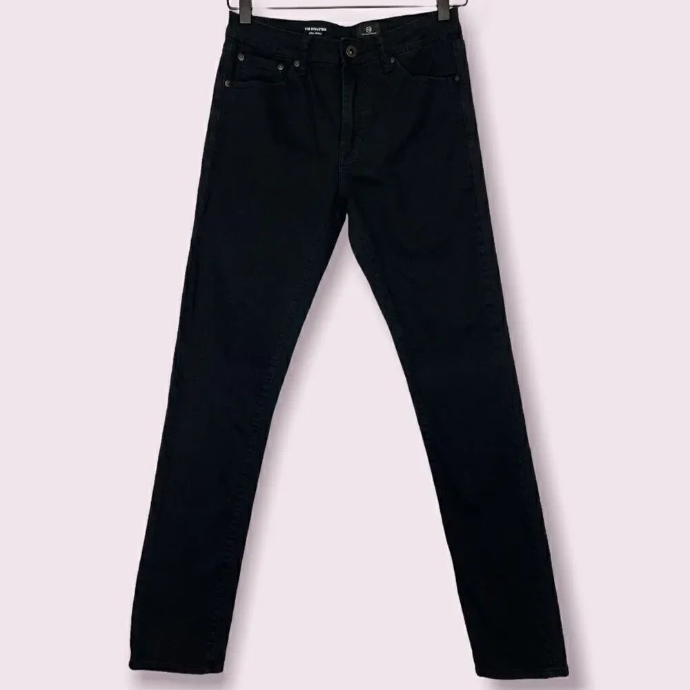 AG Adriano Goldschmied The Kingston Slim Skinny Jeans Black 16